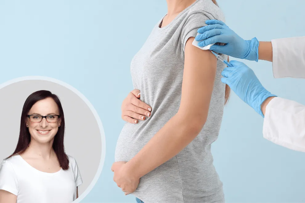 Moteriai skiepijama vakcina į žastą – apsauga nuo kokliušo