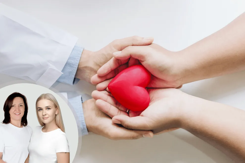 Rankos laiko raudoną širdį – širdies ir kraujagyslių ligų prevencija